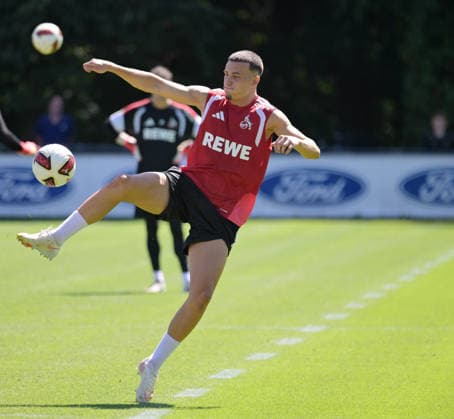 11.08.2026, xophax, Fussball 1.Bundesliga, 1.FC Koeln Training am Geissbockheim des 1.FC Köln. Platz 1. Said El Mala ( 1.FC Köln ) Köln *** August 11, 2026, xophax, Soccer, Bundesliga 1, 1. FC Köln Training at the Geissbockheim, home of 1. FC Köln, Field 1, Said El Mala, 1. FC Köln, Cologne