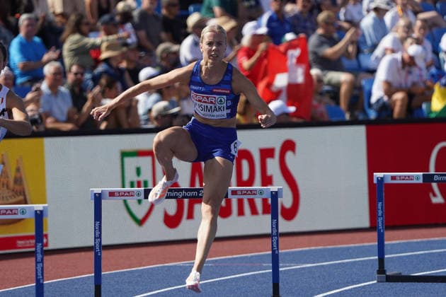 Birmingham , Leichtathletik, Athletics, Track and Field, EAA, Leichtathletik EM Birmingham 2026 European Championships birmingham 2026 , 10.08-17.08.2026, Alexander Stadium Birmingham, Grossbritannien , 400m Hürden Frauen 400m Women Hurdles , Hilla UUsimäki Finland FIN Copyright Gladys Chai von der Laage *** Birmingham, Track and Field, Athletics, EAA, 2026 European Athletics Championships in Birmingham, August 10–17, 2026, Alexander Stadium, Birmingham, Great Britain, Women’s 400m Hurdles, Hilla Uusimäki, Finland (FIN), Copyright Gladys Chai von der Laage