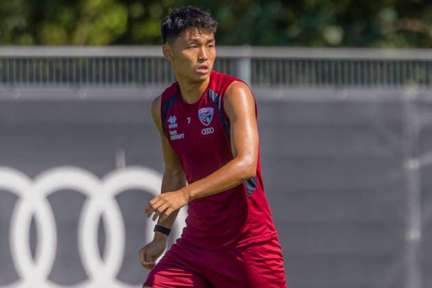 Ingolstadt, Deutschland 11. August 2026: 3. Liga - 2026 2027 - FC Ingolstadt 04 - Training Im Bild: Jong-min Seo (FCI) Trainingsgelände Audi Sportpark Bayern *** Ingolstadt, Germany, August 11, 2026; 3rd Division 2026–2027; FC Ingolstadt 04 Training; Pictured: Jong-min Seo; FCI Training Facility; Audi Sportpark Bayern Copyright: xFotostandx xSchäferx