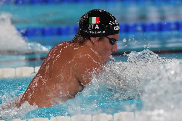 NiccolÃ² Martinenghi gold medal Men s 100m breaststroke the Swimming European Aquatics Championships Paris 2026, Paris, August 11, 2026 .  Copyright: xDavidexSpada LaPressex