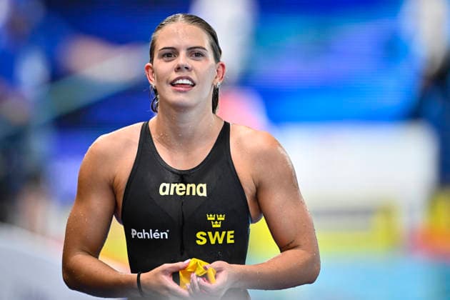 PARIS, FRANKRIKE 20260811 Olivia Klint Ipsa i damernas semifinal i 100 m bröstsim under sim-EM i Paris. ***Bilden ingar i SPORTPAKET. För övriga BETALBILD*** PARIS FRANKRIKE x10430x *** PARIS, FRANCE 20260811 Olivia Klint Ipsa in the women’s 100-meter breaststroke semifinal at the European Swimming Championships in Paris ***This image is not included in the SPORT PACKAGE; for others, PAID IMAGE*** PARIS, FRANCE x10430x  Copyright: xChristinexOlsson TTx SIM-EM 2026 PARIS