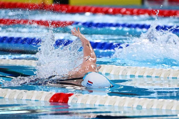 2026-08-11 2026 European Aquatics Championships PARIS, FRANCE - AUGUST 11: Marrit Steenbergen of the Netherlands during 2026 European Aquatics Championships on August 11, 2026 in Paris, France. (Photo by Nikola Krstic BSR Agency) Paris France Content not available for redistribution in The Netherlands directly or indirectly through any third parties. Copyright: xBSRxAgencyx