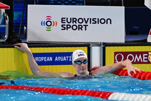 2026-08-11 2026 European Aquatics Championships PARIS, FRANCE - AUGUST 11: Marrit Steenbergen of the Netherlands during 2026 European Aquatics Championships on August 11, 2026 in Paris, France. (Photo by Nikola Krstic BSR Agency) Paris France Content not available for redistribution in The Netherlands directly or indirectly through any third parties. Copyright: xBSRxAgencyx