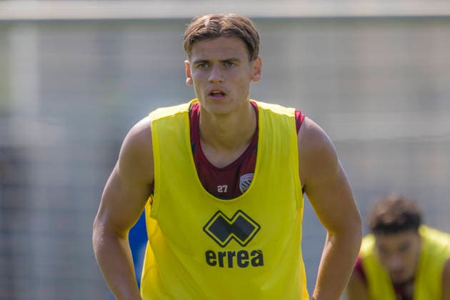 Ingolstadt, Deutschland 11. August 2026: 3. Liga - 2026 2027 - FC Ingolstadt 04 - Training Im Bild: Tomislav Bagaric (FCI) Trainingsgelände Audi Sportpark Bayern *** Ingolstadt, Germany, August 11, 2026; 3rd Division 2026–2027; FC Ingolstadt 04; Training; Pictured: Tomislav Bagaric; FCI Training Facility; Audi Sportpark Bayern Copyright: xFotostandx xSchäferx