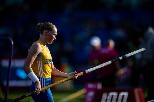 260811 Kajsa Roth of Sweden ahead of women™s pole vault qualification during day 2 of the 2026 European Athletics Championships on August 11, 2026 in Birmingham. Photo: Maxim Thore BILDBYRAN kod MT MT1065 friidrott athletics friidrett friidrotts-em em friidretts-em 2026 european athletics championships 2 bbeng *** 260811 Kajsa Roth of Sweden ahead of the women’s pole vault qualifying round on Day 2 of the 2026 European Athletics Championships on August 11, 2026 in Birmingham. Photo by Maxim Thore. BILDBYRAN code MT MT1065 track and field athletics friidrett friidrotts em em friidretts em 2026 European Athletics Championships 2 bbeng  Copyright: MAXIMxTHORE BB260811MT049