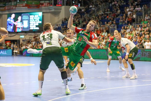 Handball, friendly match, SC Magdeburg v GWD Minden