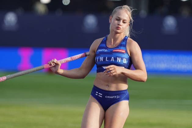 Birmingham , Leichtathletik, Athletics, Track and Field, EAA, Leichtathletik EM Birmingham 2026 European Championships birmingham 2026 , 10.08-17.08.2026, Alexander Stadium Birmingham, Grossbritannien , Stabhochsprung Frauen Pole Vault women Saga Andersson Finnland Finland FIN , Copyright Gladys Chai von der Laage *** Birmingham, Track and Field, Athletics, EAA, 2026 European Athletics Championships in Birmingham, August 10–17, 2026, Alexander Stadium, Birmingham, Great Britain, Women’s Pole Vault, Saga Andersson, Finland (FIN), Copyright Gladys Chai von der Laage