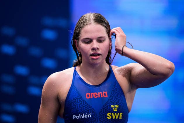 260811 Thilda Häll of Sweden after competing in women™s 800 meters freestyle swimming final during day twelve of the 2026 European Aquatics Championships on August 11, 2026 in Saint-Denis. Photo: Joel Marklund BILDBYRAN kod JM JM0839 bbeng simning swimming svomming 2026 european aquatics championships em dam Sverige Sweden *** August 11, 2026: Thilda Häll of Sweden after competing in the women’s 800-meter freestyle swimming final on the twelfth day of the 2026 European Aquatics Championships on August 11, 2026 in Saint Denis. Photo by Joel Marklund, BILDBYRAN, code JM JM0839 bbeng swimming 2026 European Aquatics Championships European Championships women Sweden  Copyright: JOELxMARKLUND BB260811JM190