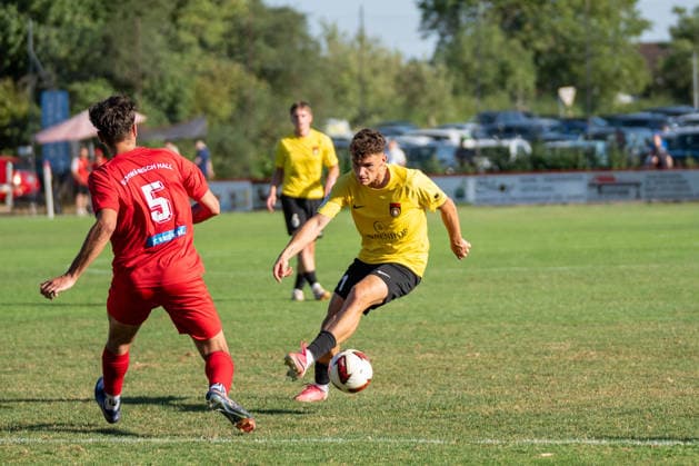 Luca Molinari (SG Sonnenhof Großaspach, 21), SSV Schwäbisch Hall vs. SG Sonnenhof Großaspach, Fussball, WFV-Pokal, 3. Runde, 11.08.2026 Schwäbisch Hall Baden-Wuerttemberg Deutschland *** Luca Molinari, SG Sonnenhof Großaspach, 21, SSV Schwäbisch Hall vs. SG Sonnenhof Großaspach, Soccer, WFV Cup, 3rd Round, August 11, 2026, Schwäbisch Hall, Baden-Württemberg, Germany Copyright: xkolbert-press PhilipxZieglerx