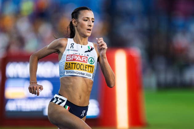 BIRMINGHAM, UNITED KINGDOM - AUGUST 11: Nadia Battocletti of Italy competes in the Women s 5000m during the European Athletics Championships at Alexander Stadium on August 11, 2026 in Birmingham, United Kingdom. England United Kingdom Copyright: xBEAUTIFULxSPORTS TobiasxLacknerx