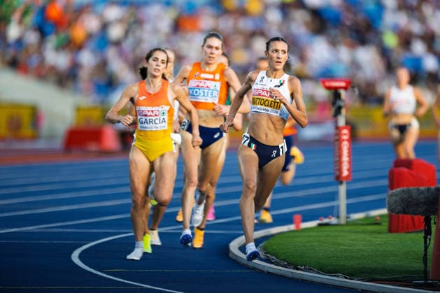 BIRMINGHAM, UNITED KINGDOM - AUGUST 11: Nadia Battocletti of Italy competes in the Women s 5000m during the European Athletics Championships at Alexander Stadium on August 11, 2026 in Birmingham, United Kingdom. England United Kingdom Copyright: xBEAUTIFULxSPORTS TobiasxLacknerx
