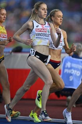 Belgium s Elise Vanderelst is pictured in action during the women s 5.000m event on the second day of the European Athletics Championships (August 10-18) in Birmingham, United Kingdom, on Tuesday 11 August 2026. ERICxLALMAND  x183182372x
