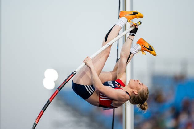 260811 Kitty Augusta Friele Faye of Norway competes in women™s pole vault qualification during day 2 of the 2026 European Athletics Championships on August 11, 2026 in Birmingham. Photo: Maxim Thore BILDBYRAN kod MT MT1065 friidrott athletics friidrett friidrotts-em em friidretts-em 2026 european athletics championships 2 bbeng *** August 11, 2026: Kitty Augusta Friele Faye of Norway competes in the women’s pole vault qualifying round on Day 2 of the 2026 European Athletics Championships on August 11, 2026 in Birmingham. Photo by Maxim Thore. BILDBYRAN code MT MT1065 track and field athletics friidrett friidrotts em em friidretts em 2026 European Athletics Championships 2 bbeng  Copyright: MAXIMxTHORE BB260811MT075