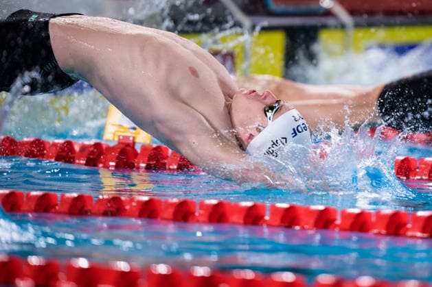 260811 Nathan Muratory of France competes in a men™s 200 meters backstroke swimming semifinal during day twelve of the 2026 European Aquatics Championships on August 11, 2026 in Saint-Denis. Photo: Joel Marklund BILDBYRAN kod JM JM0839 bbeng simning swimming svomming 2026 european aquatics championships em *** August 11, 2026: Nathan Muratory of France competes in the men’s 200-meter backstroke swimming semifinal on day twelve of the 2026 European Aquatics Championships on August 11, 2026 in Saint-Denis. Photo by Joel Marklund, BILDBYRAN, code JM JM0839 bbeng swimming 2026 European Aquatics Championships EM  Copyright: JOELxMARKLUND BB260811JM219