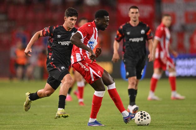 CRVENA ZVEZDA vs HAPOEL BEER SHEVA DERRICK LUCKASSEN football Crvena zvezda vs Hapoel Ber Sheva Champions league qualification match at Rajko Mitic stadium , Belgrade 27.08.2026 PHOTO FOOTBALL, CRVENA ZVEZDA, RED STAR, UEFA CHAMPIONS LEAGUE QUALIFICATIONS, HAPOEL BEER SHEVA Belgrade Rajko Mitic stadium Serbia Copyright: xMarkoxMetlasx xMNxPressx