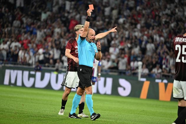 Football : Olympique Lyonnais v Sparta Praha- Qualifying champions league 11 08 2026 Referee Szymon MARCINISKduring the second leg, 3rd qualifying round match of the Football Champions League between Olympiquer Lyonnais and Sparta Praha ,Czech Republic at Groupama Stadium Decines Charpieu Lyon on August 11, 2026, , France LYONFrance  Copyright: xMouradxAllilix