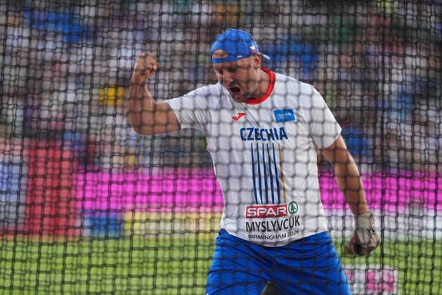 European Athletics Championships in Birmingham, United Kingdom, August 11, 2026, the men s hammer throw finals. Volodymyr Myslyvcuk of Czech Republic. (CTKxPhoto JaroslavxSvoboda) CTKPhotoP2026081106840  CTKPhotoP2026081106840