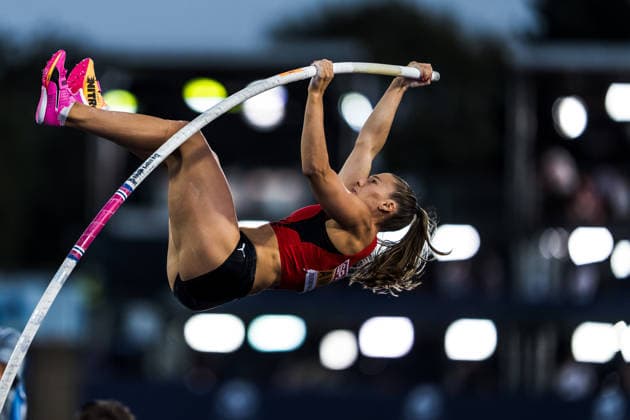 European Athletics Championships; Birmingham, 11.08.2026 BIRMINGHAM, UNITED KINGDOM - AUGUST 11: Angelica Moser (Switzerland) competes in the qualification of the pole vault on August 11, 2026 in Birmingham, United Kingdom. *** European Athletics Championships, Birmingham, August 11, 2026 BIRMINGHAM, UNITED KINGDOM AUGUST 11 Angelica Moser of Switzerland competes in the pole vault qualifying round on August 11, 2026, in Birmingham, United Kingdom Copyright: xBEAUTIFULxSPORTS UlfxSchillerx
