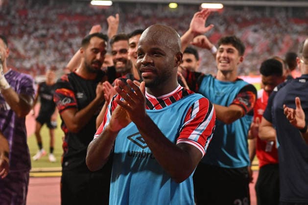 CRVENA ZVEZDA vs HAPOEL BEER SHEVA JAVON EAST football Crvena zvezda vs Hapoel Ber Sheva Champions league qualification match at Rajko Mitic stadium , Belgrade 27.08.2026 PHOTO FOOTBALL, CRVENA ZVEZDA, RED STAR, UEFA CHAMPIONS LEAGUE QUALIFICATIONS, HAPOEL BEER SHEVA Belgrade Rajko Mitic stadium Serbia Copyright: xMarkoxMetlasx xMNxPressx
