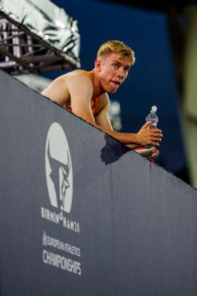 BIRMINGHAM, GREAT BRITAIN - AUGUST 11, 2026 : Thorben FINKE (GER Germany) competing in the 400m semifinal during the European Athletics Championships at Alexander Stadium on August 11, 2026 in Birmingham, Great Britain. Great Britain Copyright: xLeahxKohringx