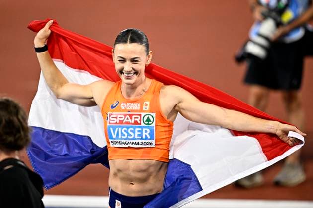 European Athletics Championships Birmingham 2026 - day 2 BIRMINGHAM, ENGLAND - AUGUST 11 : Visser Nadine (NED) in action during the 100m hurdles final on day 2 of the Birmingham 2026 European Athletics Championships on August 11, 2026 in Birmingham, England, 11 08 2026 Birmingham ENGLAND  Copyright: xTomasxSiskx