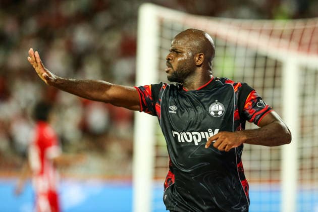 Crvena zvezda v Hapoel Beer Sheva - UEFA Champions League BELGRADE, SERBIA - AUGUST 11: Javon East of Hapoel Beer Sheva in action during UEFA Champions League qualifying match between Crvena Zvezda and Hapoel Beer Sheva at Rajko Mitic Stadium on August 11, 2026. Filip Stevanovic Anadolu Belgrade Serbia. Editorial use only. Please get in touch for any other usage.  Copyright: x2026xAnadoluxFilipxStevanovicx