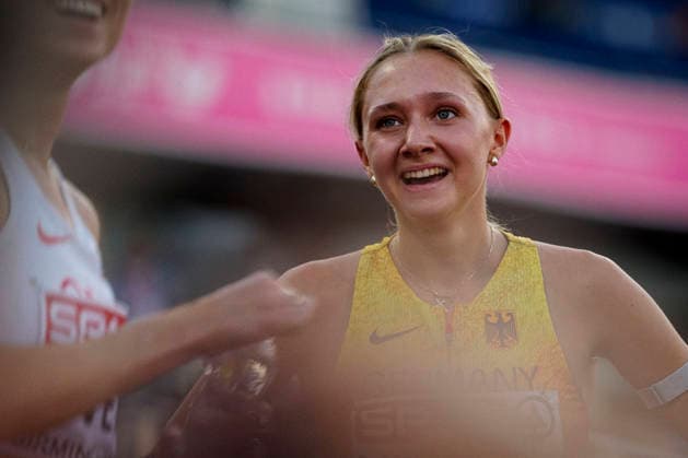 BIRMINGHAM, GREAT BRITAIN - AUGUST 11, 2026 : Vanessa MIKITENKO (GER Germany) competing in the 5000m final during the European Athletics Championships at Alexander Stadium on August 11, 2026 in Birmingham, Great Britain. Great Britain Copyright: xLeahxKohringx
