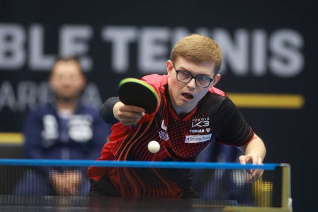 2026 WTT Europe Smash - Sweden - Main Draw - 11 August 2026 - Day 2 Alexis Lebrun of France competes against Izaak Quek of Singapore during the Men s Singles - Round of 64 at the 2026 Europe Smash at the Baltiska Hallen in Malmo, Sweden, on August 11, 2026. Malmo Sweden  Copyright: xRemyxGrosx originalFilename:gros-europesm260811_npirJ.jpg