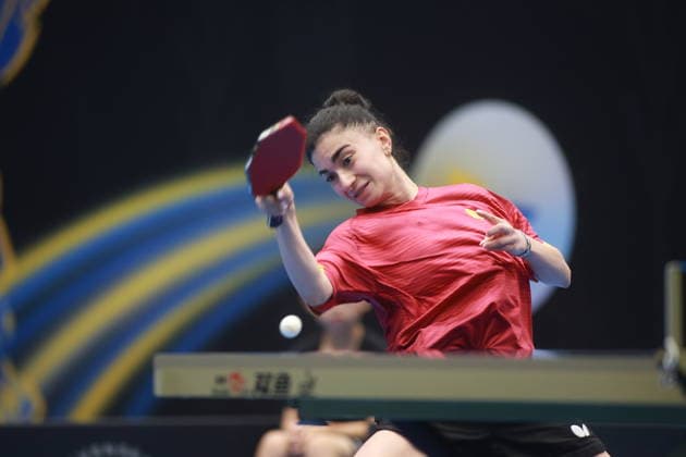 2026 WTT Europe Smash - Sweden - Main Draw - 11 August 2026 - Day 2 Elizabet Abraamian of Russia competes against Miyu Nagasaki of Japan during the Women s Singles Round of 64 at the 2026 Europe Smash at the Baltiska Hallen in Malmo, Sweden, on August 11, 2026. Malmo Sweden  Copyright: xRemyxGrosx originalFilename:gros-europesm260811_npzCJ.jpg