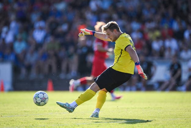 Fussball WFV Pokal 2026 2027 3. Runde 11.08.2026 FC Rottenburg - SV Stuttgarter Kickers Torwart Julian Haefner (FC Rottenburg) *** Soccer WFV Cup 2026–2027, Round 3, August 11, 2026: FC Rottenburg vs. SV Stuttgarter Kickers; Goalkeeper: Julian Haefner, FC Rottenburg