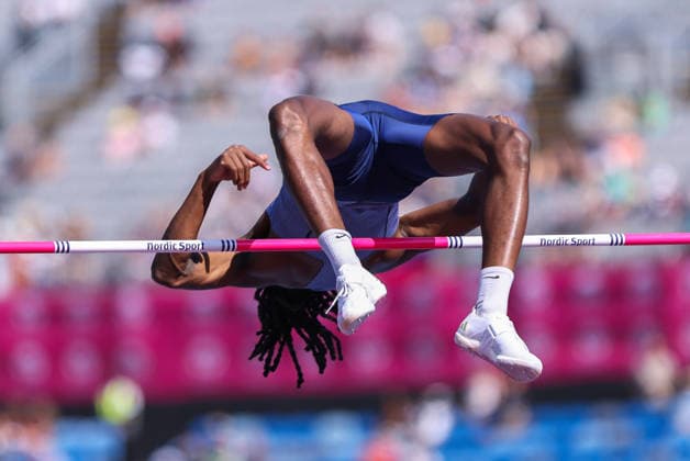 August 11, 2026, Birmingham, Birmingham, Great Britain: KIMANI JACK of Great Britain competes in the Men s High Jump during the Birmingham 2026 European Athletics Championships at Alexander Stadium on August 11, 2026 in Birmingham, GBR. Birmingham Great Britain - ZUMAk160 20260811_zip_k160_015 Copyright: xStefanosxKyriazisx