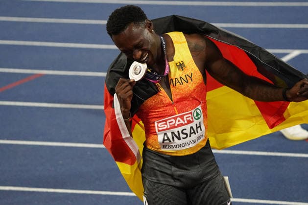 Birmingham , Leichtathletik, Athletics, Track and Field, EAA, Leichtathletik EM Birmingham 2026 European Championships birmingham 2026 , 10.08-17.08.2026, Alexander Stadium Birmingham, Grossbritannien , 100m Männer, 100m Men, Owen Ansah Deutchland Germany GER Copyright Gladys Chai von der Laage *** Birmingham, Track and Field, Athletics, EAA, 2026 European Athletics Championships in Birmingham, August 10–17, 2026, Alexander Stadium, Birmingham, United Kingdom, Men’s 100m, Owen Ansah, Germany (GER), Copyright Gladys Chai von der Laage