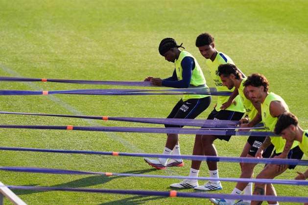 August 12, 2026, Majadahonda, Madrid, Spain: Ademola Lookman during the training day of Atletico de Madrid at Ciudad Deportiva Wanda Atletico de Madrid on August 12, 2026, in Majadahonda, Madrid, Spain. Training Day Of Atletico De Madrid  - ZUMAa181 20260812_zaa_a181_067 Copyright: xDennisxAgyemanx