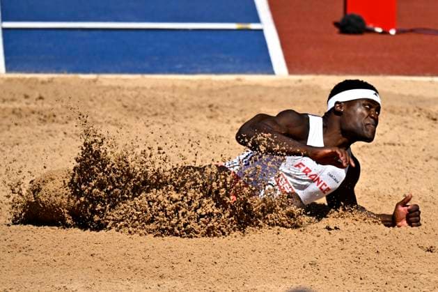 European Athletics Championships Birmingham 2026 - day 3 BIRMINGHAM, ENGLAND - AUGUST 12 : Gletty Makenson (FRA) in action during the Long Jump Decathlon on day 3 of the Birmingham 2026 European Athletics Championships on August 12, 2026 in Birmingham, England, 12 08 2026 Birmingham ENGLAND  Copyright: xTomasxSiskx
