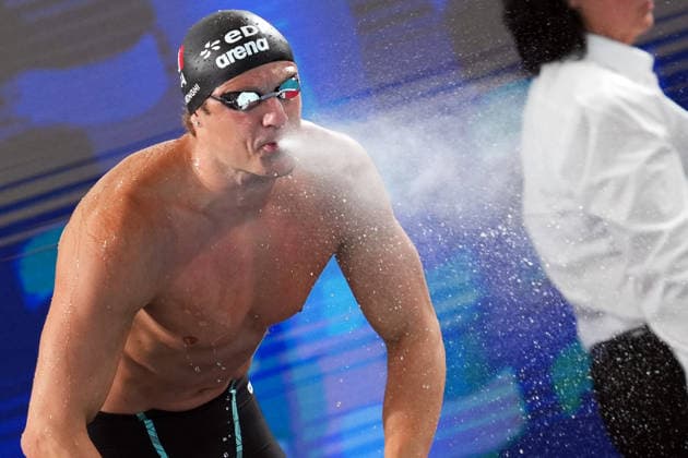 Nicol˜ Martinenghi from Italy at the Swimming European Aquatics Championships Paris 2026, Paris, August 12, 2026 .  Copyright: xGianxMattiaxD Alberto LaPressex