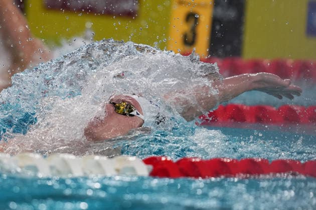 Nathan Muratori from France at the Swimming European Aquatics Championships Paris 2026, Paris, August 12, 2026 .  Copyright: xGianxMattiaxD Alberto LaPressex