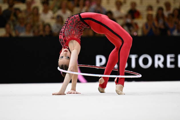 OTHER - Gymnastics - 42nd Rhythmic gymnastics, Rhythmische Sportgymnastik, RSG World Championships Photo by IPA ABACAPRESS.COM87418029 - ONOFRIICHUK Taisiia (UKR) performed during the 42nd Rhythmic Gymnastics World Championships in Frankfurt am Main, Germany, on August 12, 2026 Frankfurt am Main Germany  Copyright: xIPAxSport ABACAx