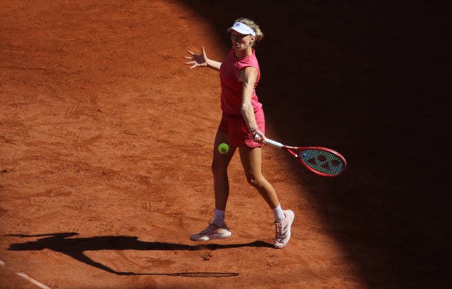 Tennisturnier Ladies & Gents Cup am Hamburger Rothenbaum: Marie Vogt (Deutschland). *** Ladies Gents Cup Tennis Tournament at Rothenbaum in Hamburg, Marie Vogt, Germany