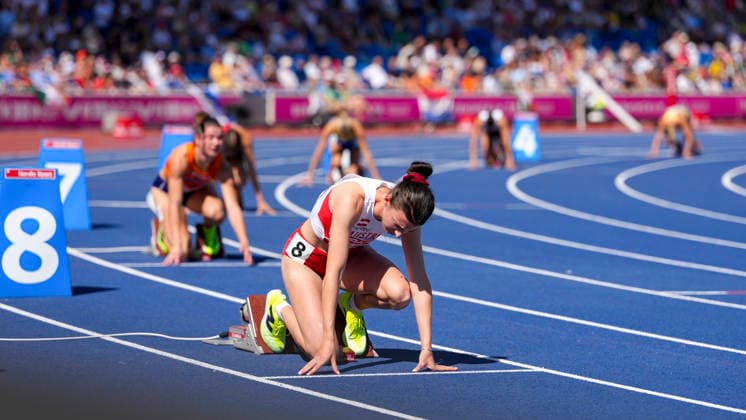 ATHLETICS - European Athletics Championships BIRMINGHAM,ENGLAND,12.AUG.26 - ATHLETICS - European Athletics Championships, 400m, Women. Image shows Susanne Gogl-Walli (AUT).  GEPAxpictures xRanjithxKumar