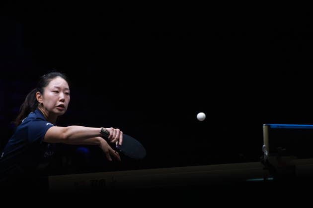 2026 WTT Europe Smash - Sweden - Main Draw - 12 August 2026 - Day 3 Lily Zhang of the United States competes against Manika Batra of India during the Women s Singles Round of 64 at the 2026 Europe Smash at the Malmo Arena in Malmo, Sweden, on August 11, 2026. Malmo Sweden  Copyright: xRemyxGrosx originalFilename:gros-europesm260812_npwoP.jpg