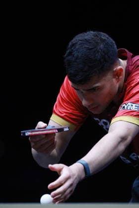 2026 WTT Europe Smash - Sweden - Main Draw - 12 August 2026 - Day 3 Kanak Jha of the United States competes against Fang Bo of Kazakhstan during the Men s Singles Round of 64 at the 2026 Europe Smash at the Malmo Arena in Malmo, Sweden, on August 11, 2026. Malmo Sweden  Copyright: xRemyxGrosx originalFilename:gros-europesm260812_np9hT.jpg