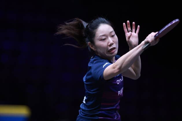 2026 WTT Europe Smash - Sweden - Main Draw - 12 August 2026 - Day 3 Lily Zhang of the United States competes against Manika Batra of India during the Women s Singles Round of 64 at the 2026 Europe Smash at the Malmo Arena in Malmo, Sweden, on August 11, 2026. Malmo Sweden  Copyright: xRemyxGrosx originalFilename:gros-europesm260812_npfit.jpg