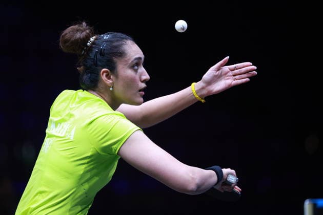 2026 WTT Europe Smash - Sweden - Main Draw - 12 August 2026 - Day 3 Manika Batra of India competes against Lily Zhang of the United States during the Women s Singles Round of 64 at the 2026 Europe Smash at the Malmo Arena in Malmo, Sweden, on August 11, 2026. Malmo Sweden  Copyright: xRemyxGrosx originalFilename:gros-europesm260812_npJIL.jpg