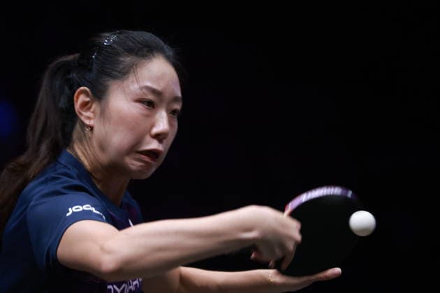 2026 WTT Europe Smash - Sweden - Main Draw - 12 August 2026 - Day 3 Lily Zhang of the United States competes against Manika Batra of India during the Women s Singles Round of 64 at the 2026 Europe Smash at the Malmo Arena in Malmo, Sweden, on August 11, 2026. Malmo Sweden  Copyright: xRemyxGrosx originalFilename:gros-europesm260812_npKJt.jpg