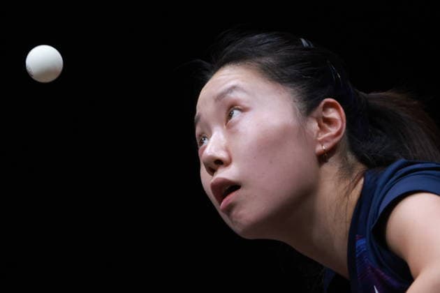 2026 WTT Europe Smash - Sweden - Main Draw - 12 August 2026 - Day 3 Lily Zhang of the United States competes against Manika Batra of India during the Women s Singles Round of 64 at the 2026 Europe Smash at the Malmo Arena in Malmo, Sweden, on August 11, 2026. Malmo Sweden  Copyright: xRemyxGrosx originalFilename:gros-europesm260812_npOV2.jpg