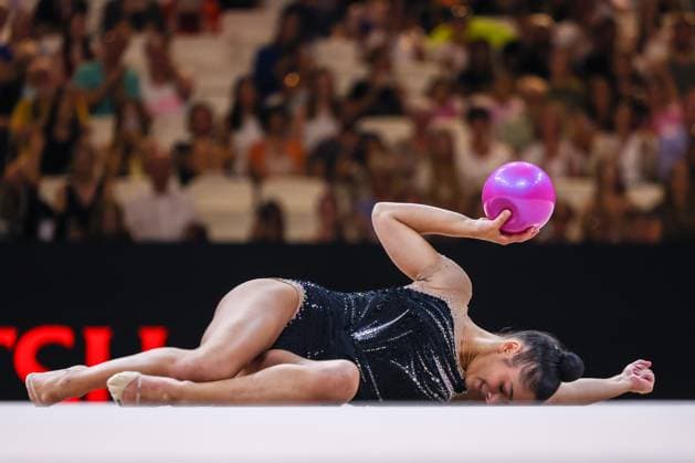 August 12, 2026, Frankfurt Am Main, Germany: Sofia Raffaeli (ITA) seen during Rhythmic gymnastics, Rhythmische Sportgymnastik, RSG FIG World Championships 2026 Frankfurt.Rhythmic Gymnastics FIG World Championships 2026 Frankfurt in Frankfurt am Main, Germany - 12 August 2026 Frankfurt Am Main Germany - ZUMAs197 20260812_aaa_s197_088 Copyright: xFabrizioxCarabellix