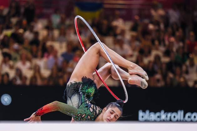 August 12, 2026, Frankfurt Am Main, Germany: Sofia Raffaeli (ITA) seen during Rhythmic gymnastics, Rhythmische Sportgymnastik, RSG FIG World Championships 2026 Frankfurt.Rhythmic Gymnastics FIG World Championships 2026 Frankfurt in Frankfurt am Main, Germany - 12 August 2026 Rhythmic Gymnastics FIG World Championships 2026 Frankfurt In Frankfurt Am Main, Germany - 12 08 2026  - ZUMAs197 20260812_aaa_s197_105 Copyright: xFabrizioxCarabellix