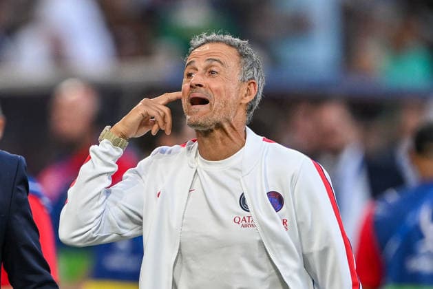 SOCCER - UEFA Super Cup, PSG vs Aston Villa SALZBURG,AUSTRIA,12.AUG.26 - SOCCER - UEFA Super Cup, Paris Saint-Germain vs Aston Villa FC. Image shows head coach Luis Enrique (PSG).  GEPAxpictures xDanielxSchoenherr