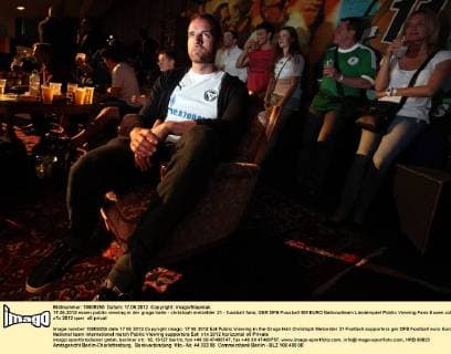 Football, EURO 2012, Christoph Metzelder at the public viewing in Essen