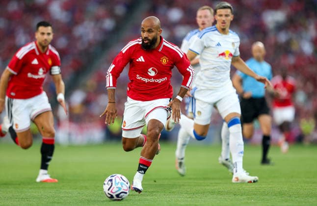 Manchester United, ManU vs Leeds United, Croke Park, Dublin 12 8 2026 Manchester United™s Bryan Mbeumo Bryan Mbeumo 12 8 2026  Copyright: xx RB1_2148